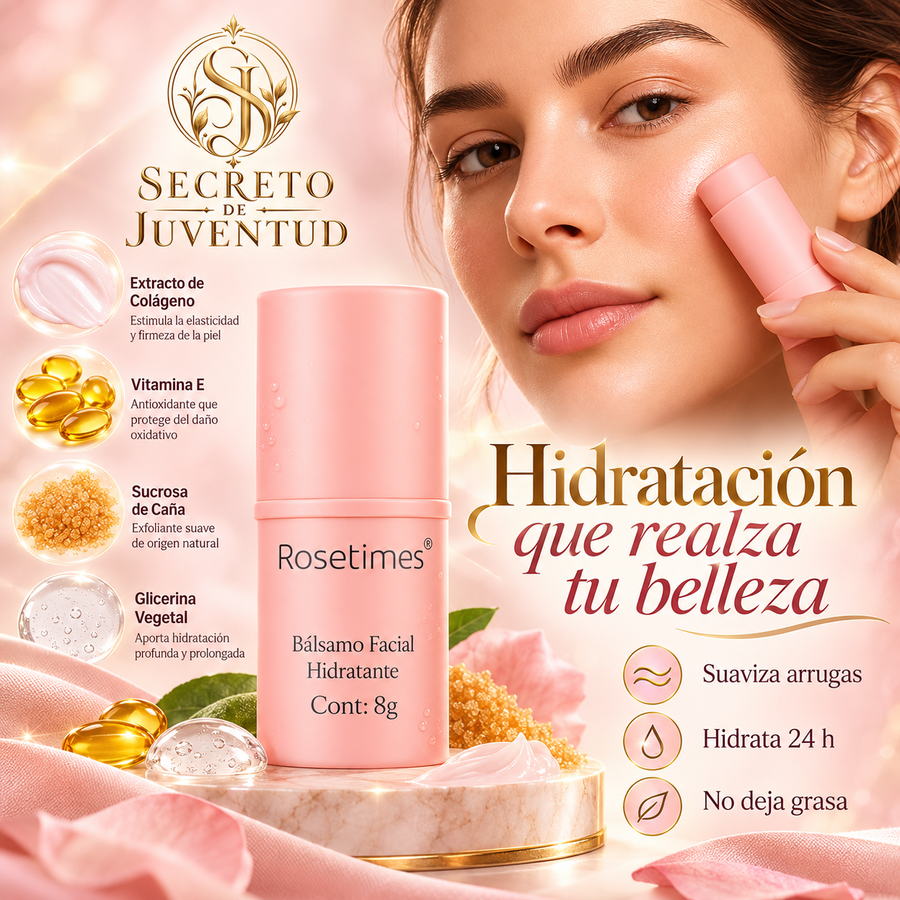 Bálsamo Facial Hidratante en Stick – Pack x2 y x4