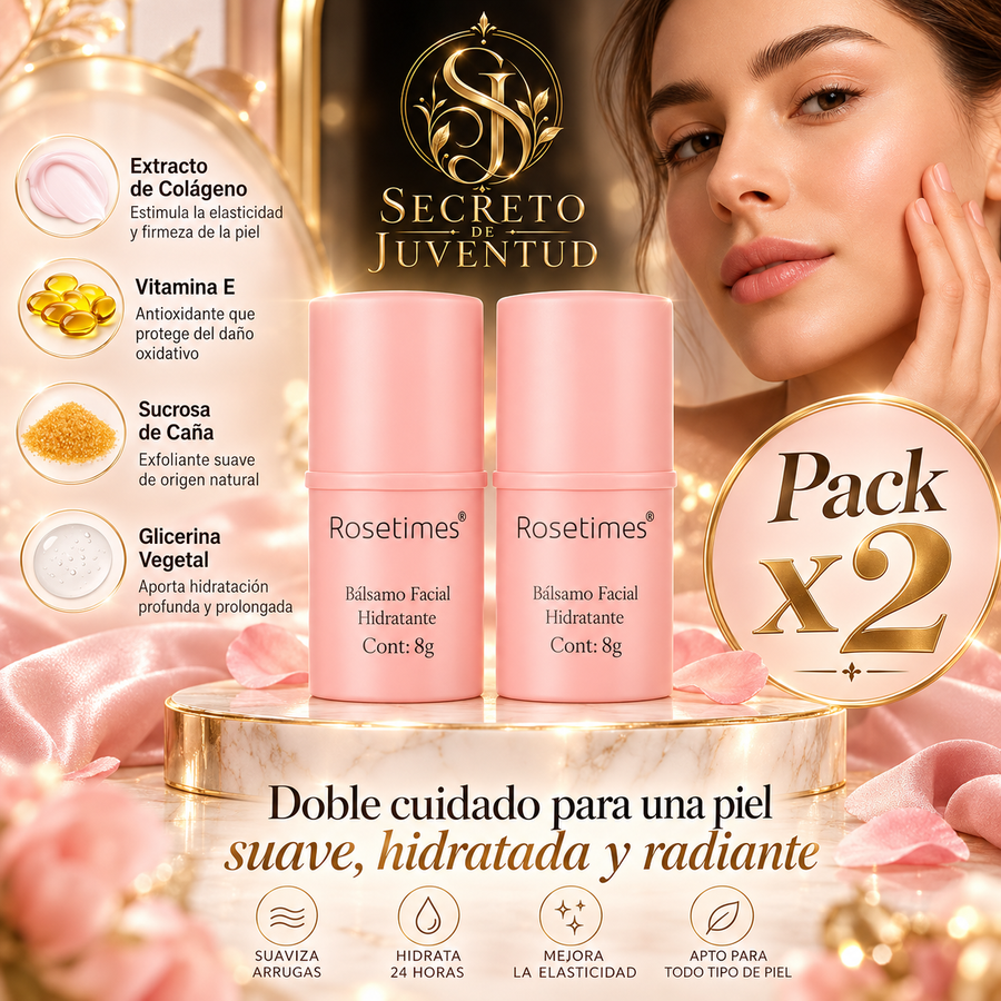 Bálsamo Facial Hidratante en Stick – Pack x2 y x4