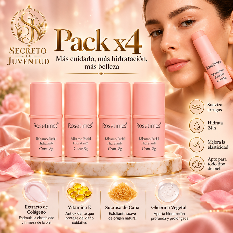 Bálsamo Facial Hidratante en Stick – Pack x2 y x4
